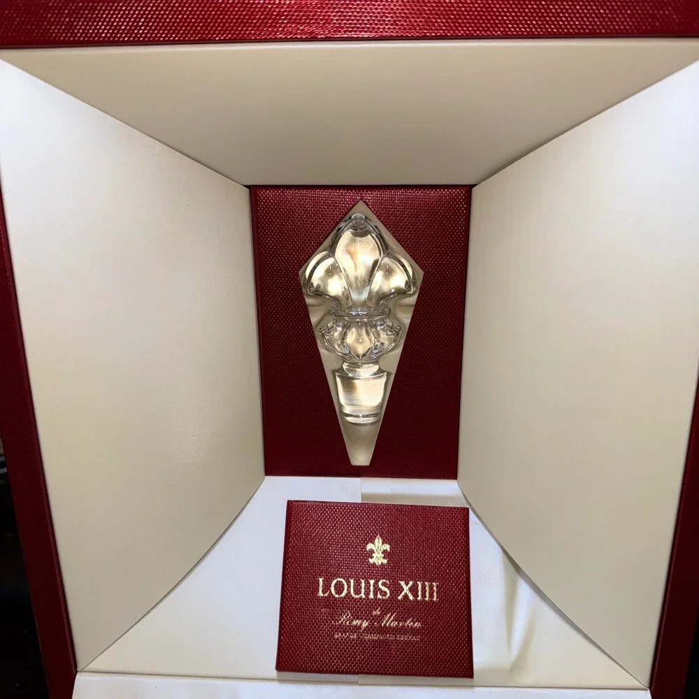 Louis XIII Remy Martin Empty Baccarat Crystal Decanter Set Red Box New Luxury